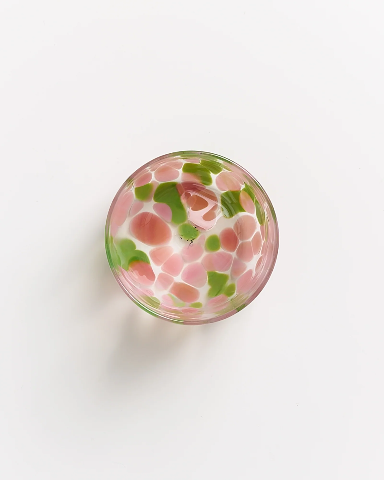 Alegria Glas groß rosa grün - Image 4