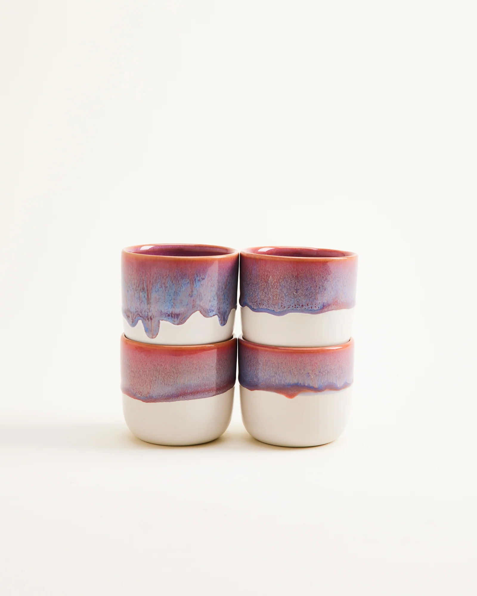 Coimbra Becher klein lila 4er-Set