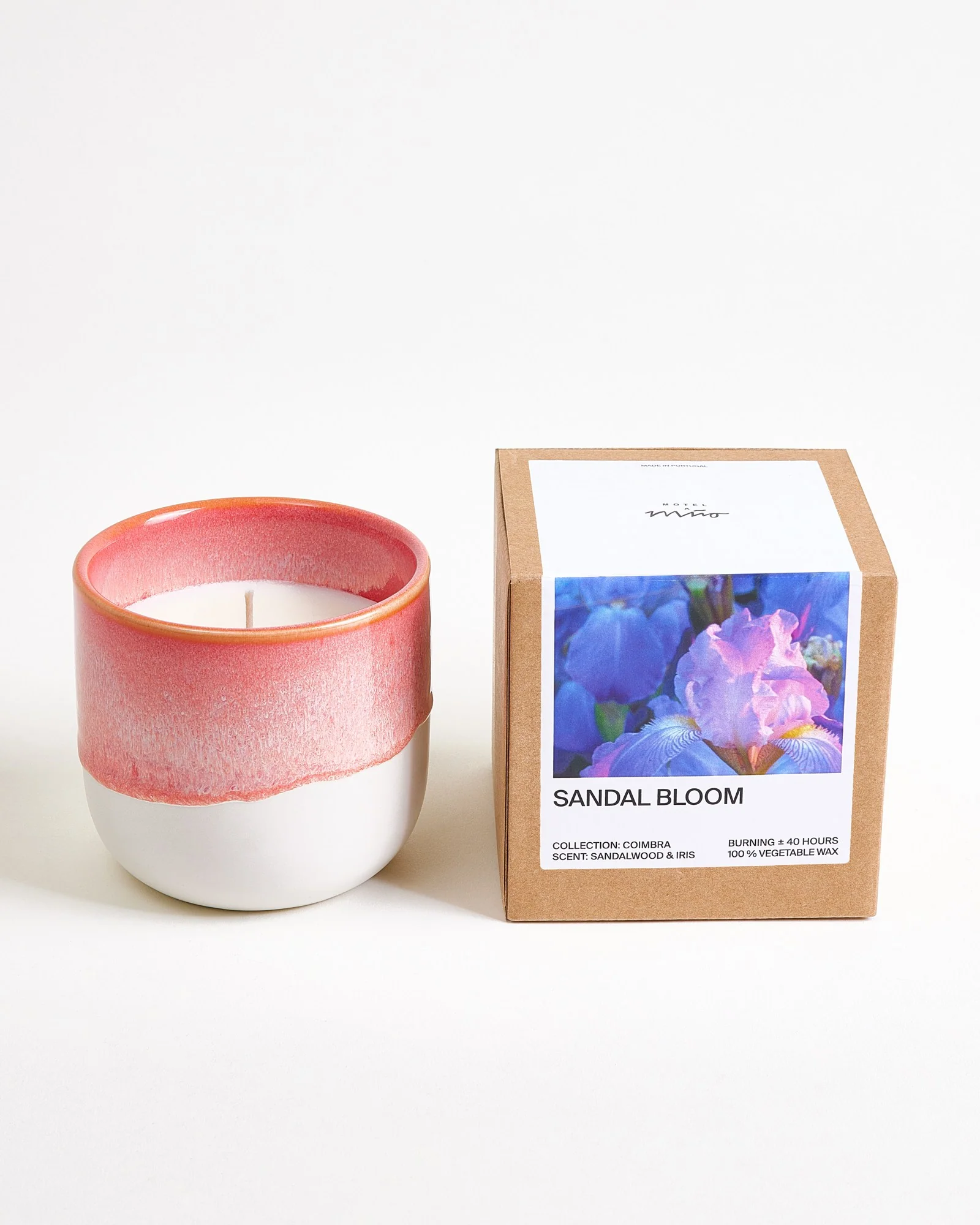 Coimbra Geschenk-Set Duftkerze apricot pink 3-teilig - Image 5