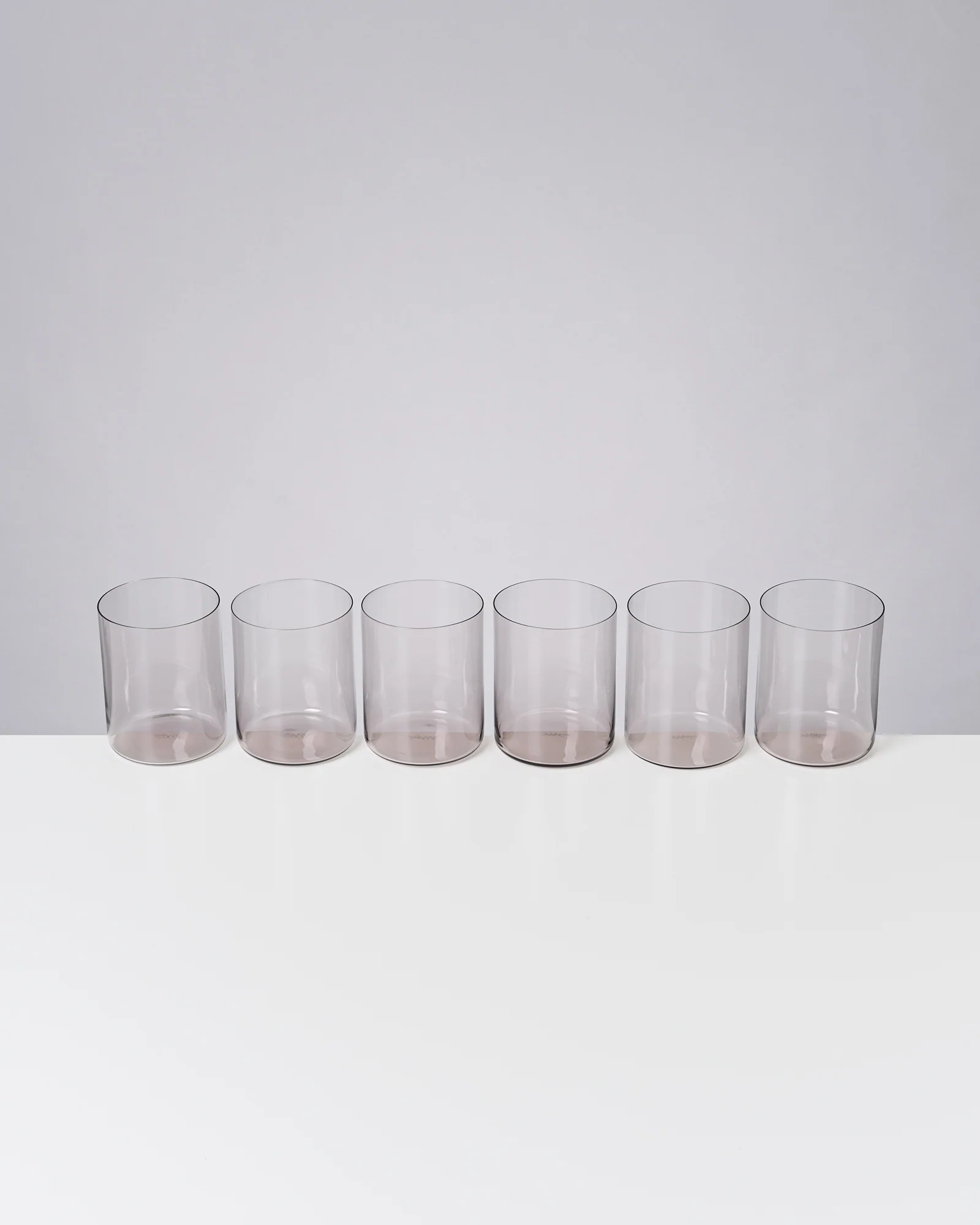 Joia Glas groß grau 6er-Set