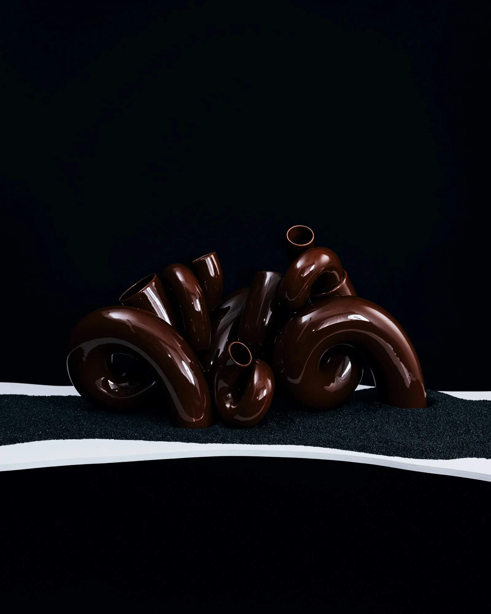 MaM x Ju Schnee Vase XL burgund - Image 5
