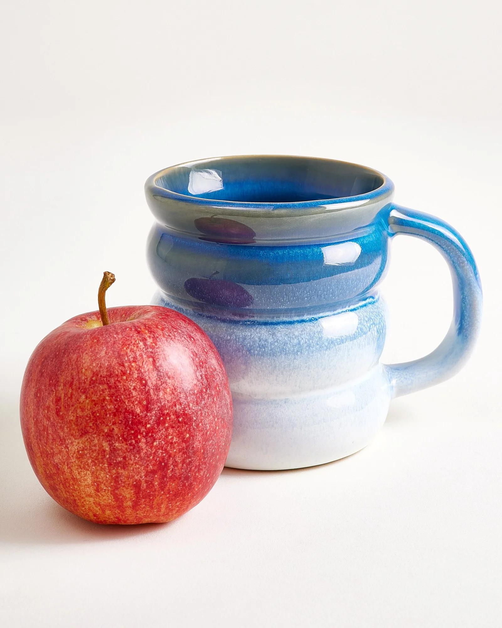 Ombra Tasse groß bubble dunkelblau hellblau 6er-Set - Image 4